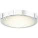 Halo Chrome 1 Light LED Flushmount - Flushmounts