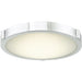 Halo Chrome 1 Light LED Flushmount - Flushmounts