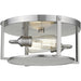 Halycon Brushed Nickel Flushmount - Flushmounts