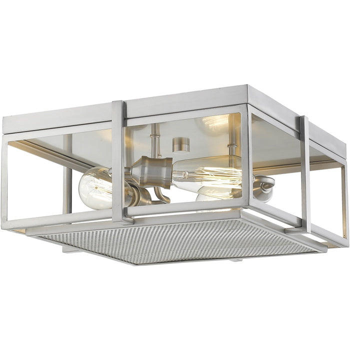 Halycon Brushed Nickel Flushmount | theLightShop