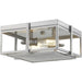 Halycon Brushed Nickel Flushmount | theLightShop
