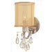 Hampton 1 Light Antique Brass Sconce - Wall Sconce