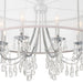 Hampton 8 Light Drum Shade Polished Chrome Chandelier - Chandeliers