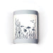 Hanama Bay Satin White LED Wall Sconce - Wall Sconce