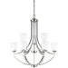 Hanford Brushed Nickel Chandelier - Chandeliers