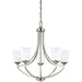 Hanford Brushed Nickel Chandelier - Chandeliers