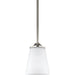 Hanford Brushed Nickel Mini-Pendant - Mini-Pendants