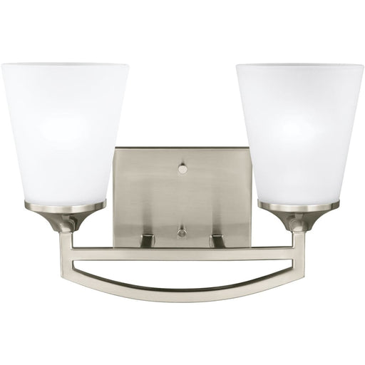 Hanford Brushed Nickel Vanity Fixture - Bath & Vanity