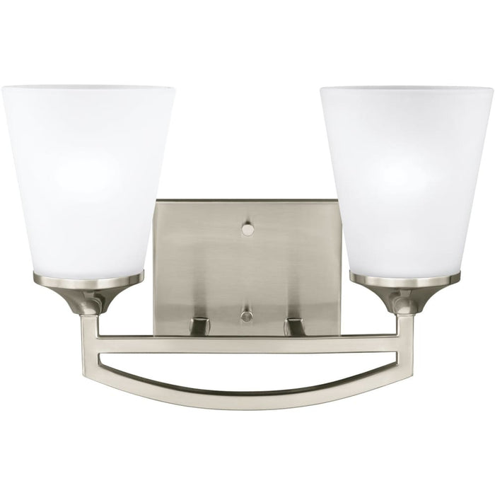 Hanford Brushed Nickel Vanity Fixture - Bath & Vanity