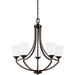 Hanford Burnt Sienna LED Chandelier - Chandeliers