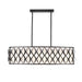 Harden Matte Black 10 Light Linear Chandelier Z-Lite 1948-42L-MB | theLightShop