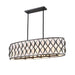 Harden Matte Black 10 Light Linear Chandelier Z-Lite 1948-42L-MB | theLightShop