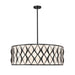 Harden Matte Black 10 Light Pendant Z-Lite 1948P32-MB | theLightShop
