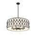 Harden Matte Black 10 Light Pendant Z-Lite 1948P32-MB | theLightShop