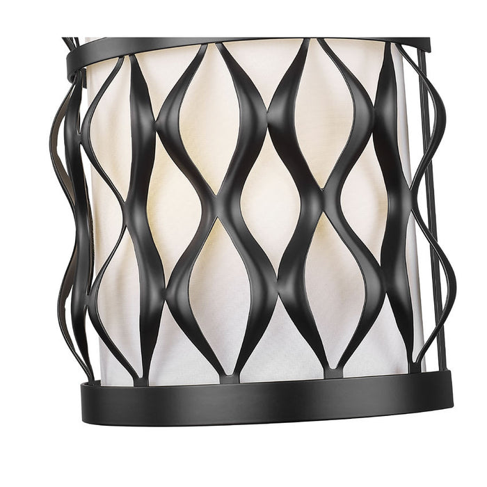 Harden Matte Black 2 Light Wall Sconce Z-Lite 1948-2S-MB | theLightShop