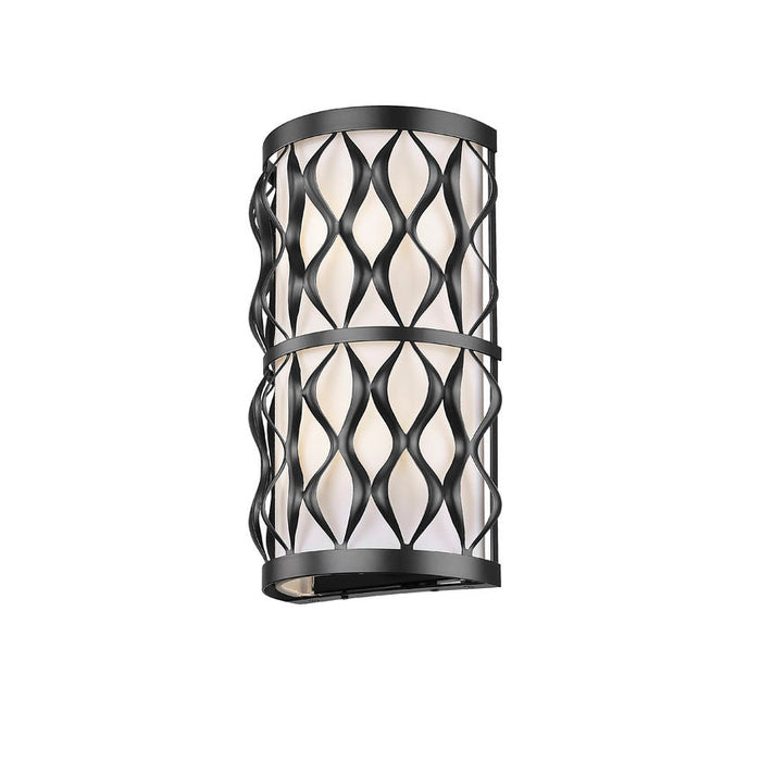 Harden Matte Black 2 Light Wall Sconce Z-Lite 1948-2S-MB | theLightShop