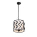 Harden Matte Black 3 Light Pendant Z-Lite 1948P12-MB | theLightShop