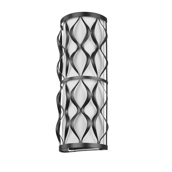 Harden Matte Black 3 Light Wall Sconce Z-Lite 1948-3S-MB | theLightShop