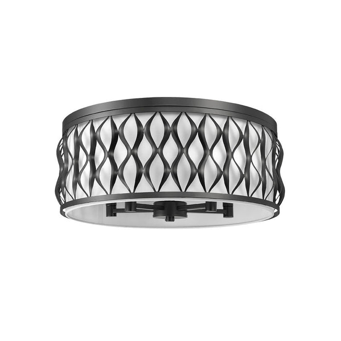 Harden Matte Black 5 Light Flushmount Z-Lite 1948F20-MB | theLightShop