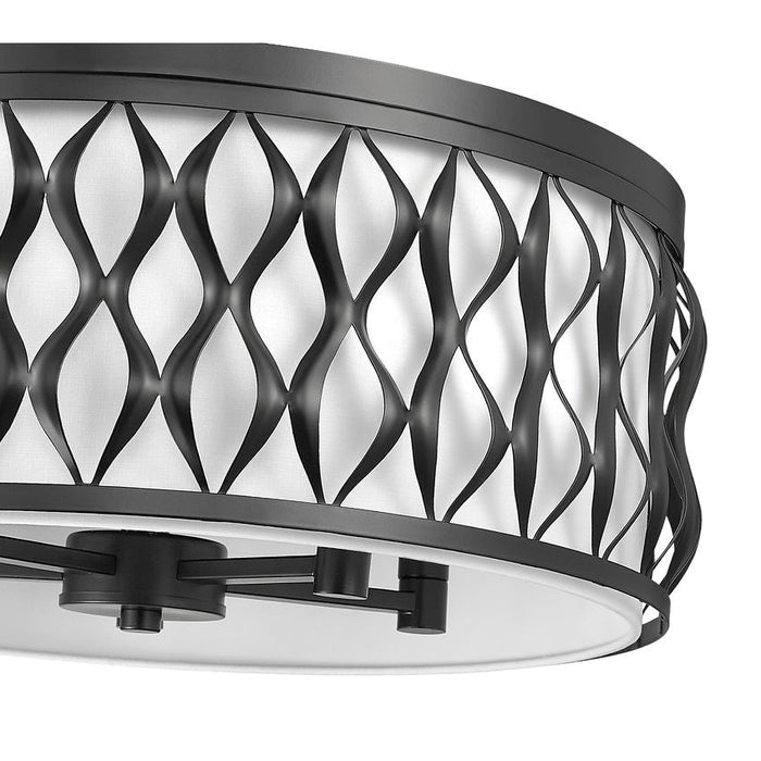 Harden Matte Black 5 Light Flushmount Z-Lite 1948F20-MB | theLightShop