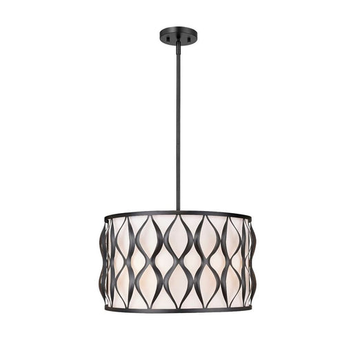 Harden Matte Black 5 Light Pendant Z-Lite 1948P18-MB | theLightShop