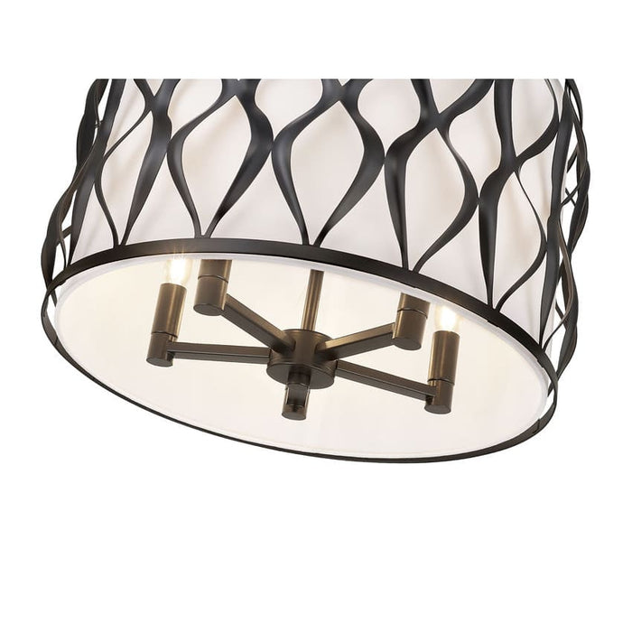 Harden Matte Black 5 Light Pendant Z-Lite 1948P18-MB | theLightShop