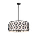 Harden Matte Black 8 Light Pendant Z-Lite 1948P26-MB | theLightShop