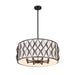 Harden Matte Black 8 Light Pendant Z-Lite 1948P26-MB | theLightShop