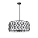Harden Matte Black 8 Light Pendant Z-Lite 1948P26-MB | theLightShop