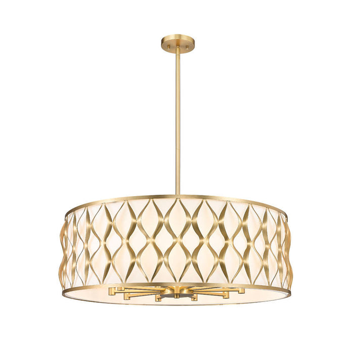 Harden Modern Gold 10 Light Pendant Z-Lite 1948P32-MGLD | theLightShop