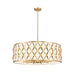 Harden Modern Gold 10 Light Pendant Z-Lite 1948P32-MGLD | theLightShop