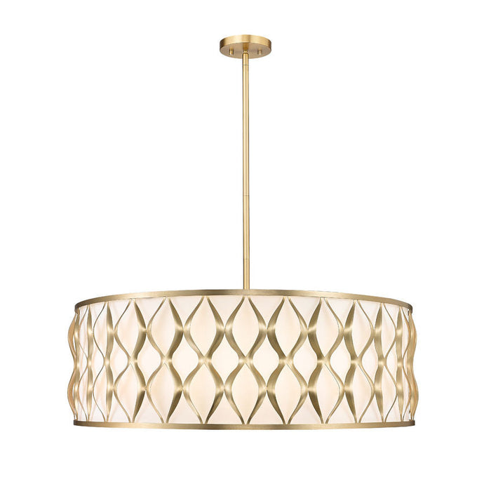 Harden Modern Gold 10 Light Pendant Z-Lite 1948P32-MGLD | theLightShop