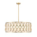 Harden Modern Gold 10 Light Pendant Z-Lite 1948P32-MGLD | theLightShop