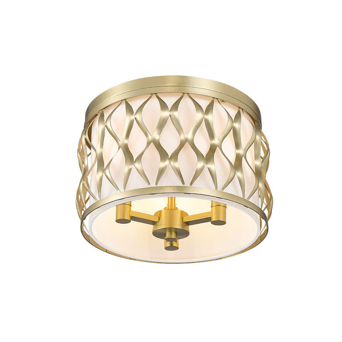 Harden Modern Gold 3 Light Flushmount Z-Lite 1948F12-MGLD | theLightShop