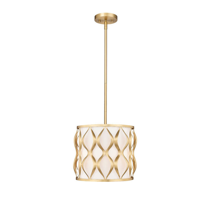 Harden Modern Gold 3 Light Pendant Z-Lite 1948P12-MGLD | theLightShop