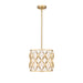 Harden Modern Gold 3 Light Pendant Z-Lite 1948P12-MGLD | theLightShop