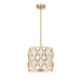 Harden Modern Gold 3 Light Pendant Z-Lite 1948P12-MGLD | theLightShop