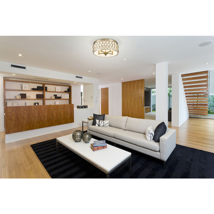 Harden Modern Gold 5 Light Flushmount Z-Lite 1948F20-MGLD | theLightShop