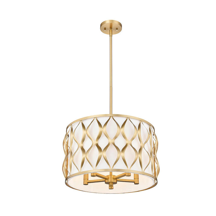 Harden Modern Gold 5 Light Pendant Z-Lite 1948P18-MGLD | theLightShop