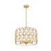 Harden Modern Gold 5 Light Pendant Z-Lite 1948P18-MGLD | theLightShop