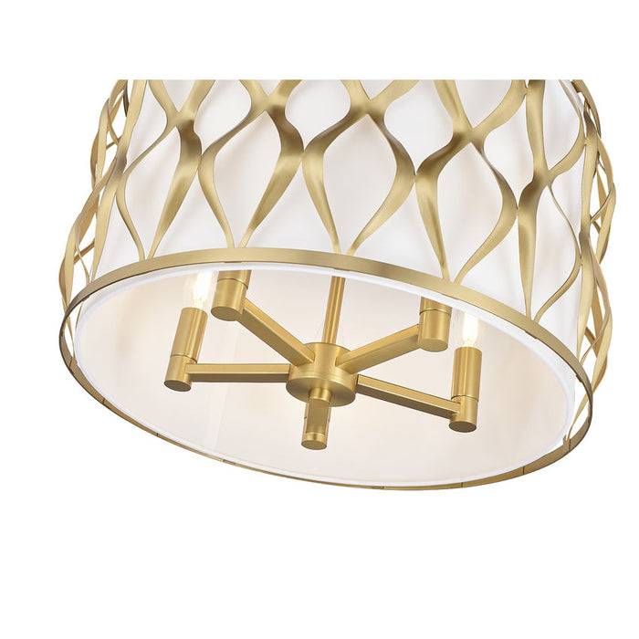 Harden Modern Gold 5 Light Pendant Z-Lite 1948P18-MGLD | theLightShop