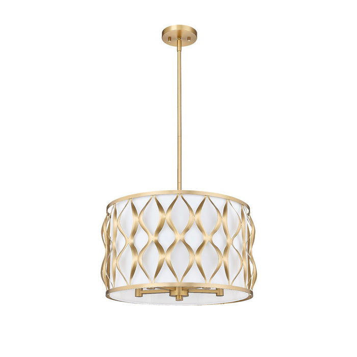 Harden Modern Gold 5 Light Pendant Z-Lite 1948P18-MGLD | theLightShop