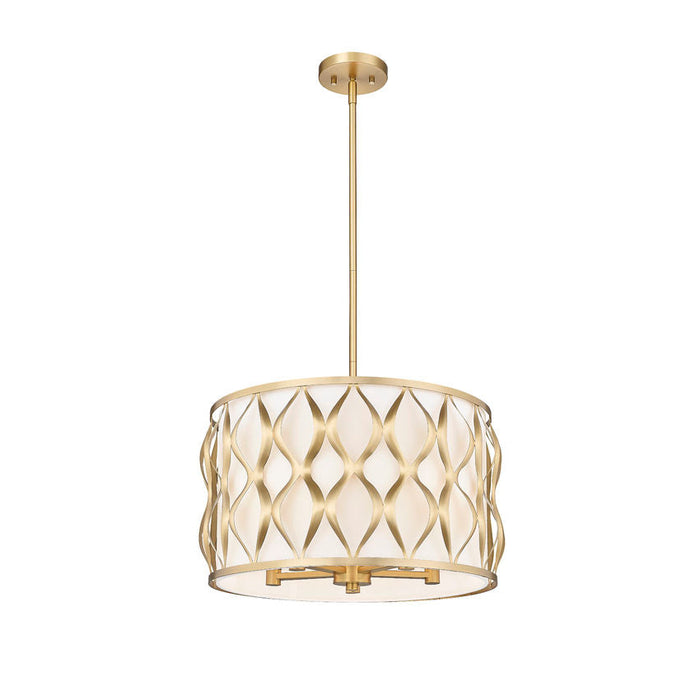 Harden Modern Gold 5 Light Pendant Z-Lite 1948P18-MGLD | theLightShop
