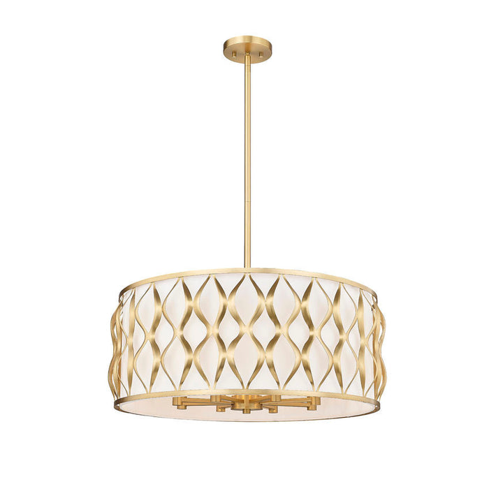 Harden Modern Gold 8 Light Pendant Z-Lite 1948P26-MGLD | theLightShop