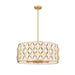 Harden Modern Gold 8 Light Pendant Z-Lite 1948P26-MGLD | theLightShop