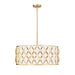 Harden Modern Gold 8 Light Pendant Z-Lite 1948P26-MGLD | theLightShop