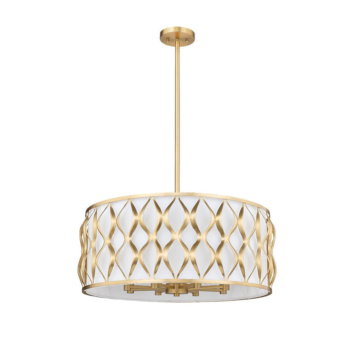 Harden Modern Gold 8 Light Pendant Z-Lite 1948P26-MGLD | theLightShop