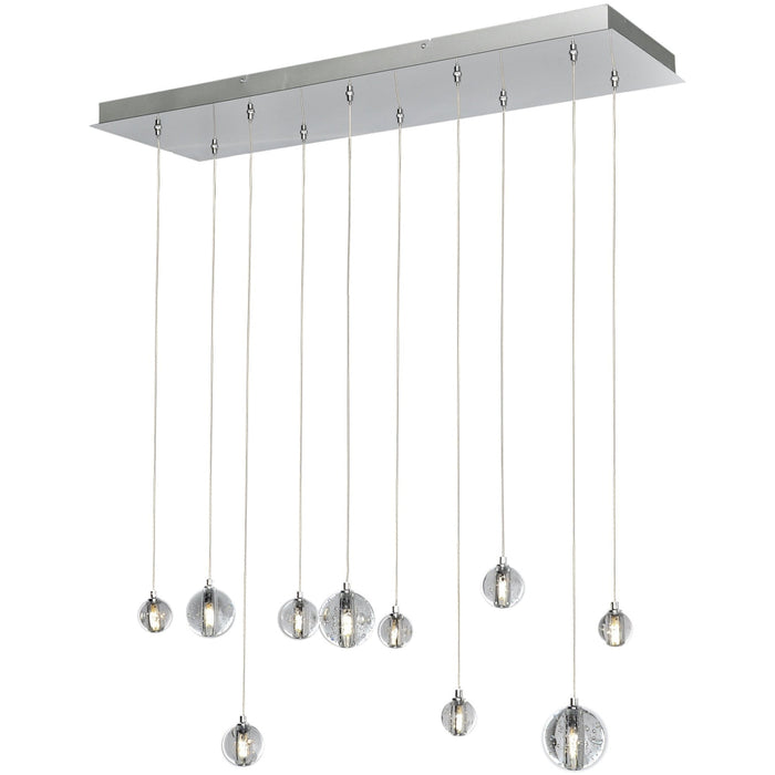 Harmony Polished Chrome LED Linear Pendant - Pendants