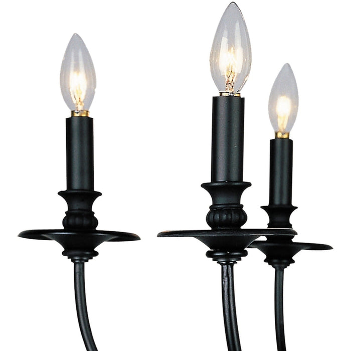 Hartford Oil Rubbed Chandelier - Chandeliers