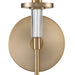 Hatfield 1 Light Vibrant Gold Wall Mount - Wall Sconces